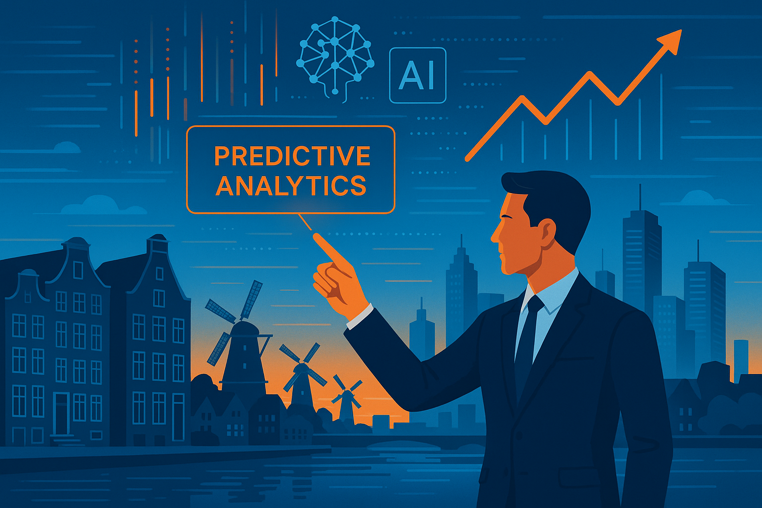 Predictive Analytics met AI: Voorsprong voor Nederlandse Bedrijven